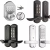 Elemake Keyless Mechanical Stainless Steel 304 Door Lock Digital Code