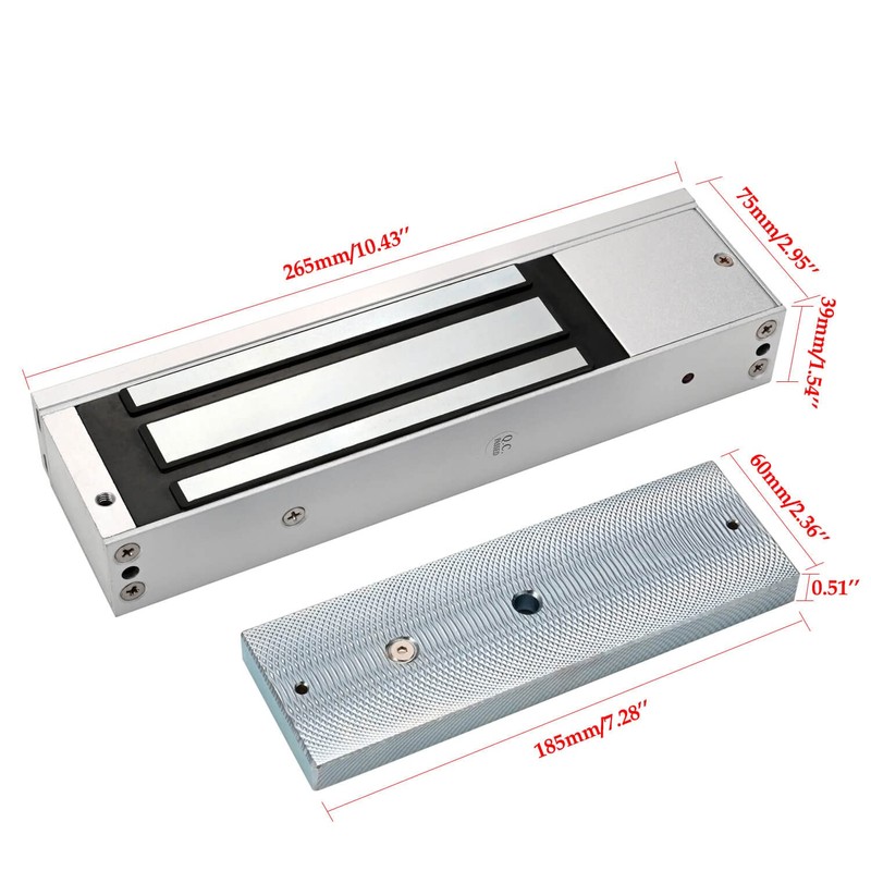 Door Access Control System RFID Keypad 1200lb Electric Magnetic Door