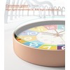 Uandhome Silent Wall Clocks for Kids, Modern Non-Ticking Children Round
