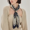 Daks (신세계센텀점)DCSC4E270N2DAKS GIFT링세트SILK100%네이비 DD패턴 스카프링 세트 (Sinsaegae Centum City) DCSC4E270N2