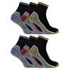 Mens Anti Sweat Heavy Duty Breathable Short Trainer Bamboo Work