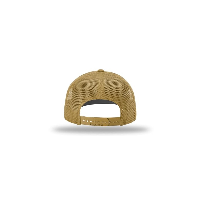 Richardson 112 Trucker Hat - Premium Adjustable Snapback Hat-OSFM-Amber Gold