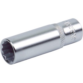 TRUSCO TS3-19WL Deep Socket (12 Square) Insertion Angle 0.37 inches (9.5 mm) Opposite Side 0.7 inches (19 mm)