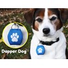 Dapper Dog - Dog Tag Silencer with Tag Ring (Blue