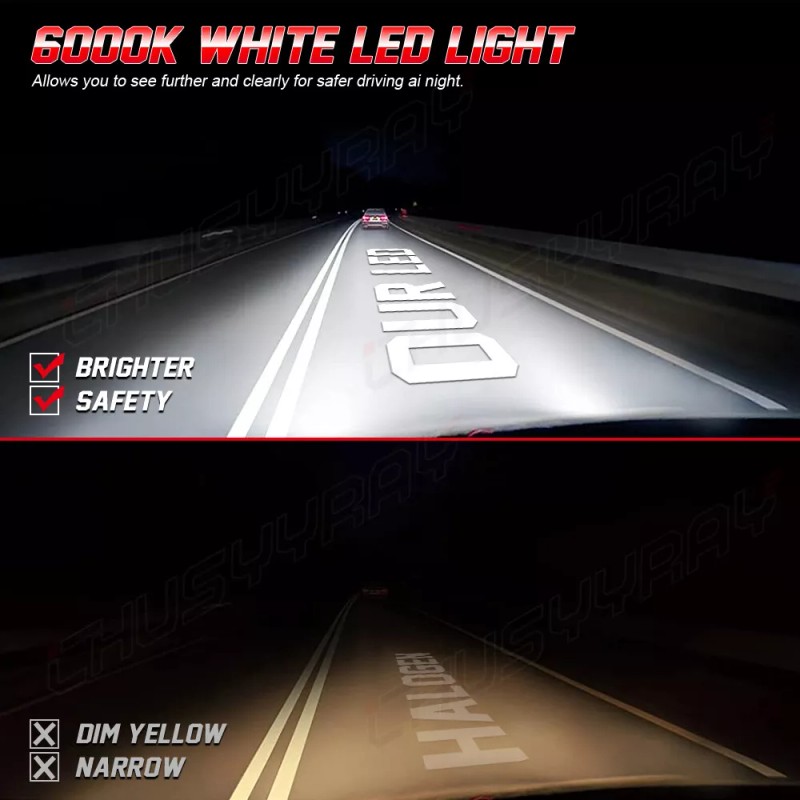 CHUSYYRAY For Buick Encore 2013-2019 Combo 6pcs LED Front Headlight