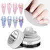 MIZHSE Clear Solid Builder Gel For Nails 30g, Hard Gel