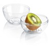 Tescoma Pack of 3 Clear Food Containers, 14.5 x 10.7