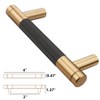 Westablize 2 Pack 3 Inch 76 mm Bar Cabinet Pulls