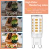 G9 LED Bulb 4W (40W Halogen Equivalent Bulbs) 8 Pack,