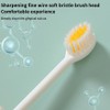 ARFUKA Foldable Travel Toothbrushes Medium Soft Bristles with Case Reusable