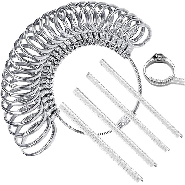 Metal Ring Sizer & Adjuster Sets: Smart Ring Size Measuring