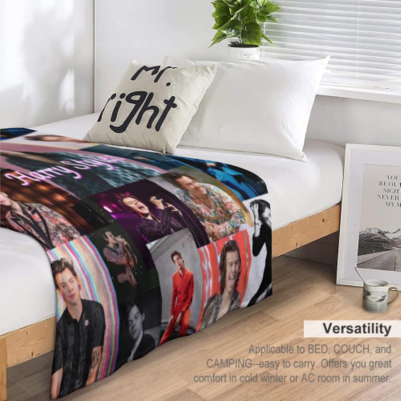 HYN Fleece Blankets and Throws for Bed Sofas, Flannel Blankets