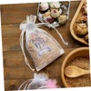 ABOOFAN 10PCS Light Drawstring Sachet Bags Empty Organza Bags for