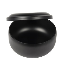 SAFIGLE 1Pc Durable Stainless Steel Shaving Bowl for Men Home Use Shaving Container Practical and Grooming Tool for Families and Salons High Grade Material Design