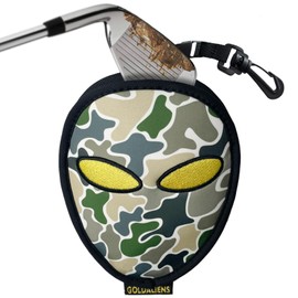 GOLDALIENS Golf Club Cleaner & Ball Cleaning Bag,Original Three-Layer Fabric Waterproof Technology,Golfer's Ultimate Green Clean Scrub Equipment Accessories,Removable Clips to Support Machine Washing