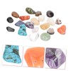 Kisangel 20pcs Polished Gemstones and Crystals Box Natural Rocks and