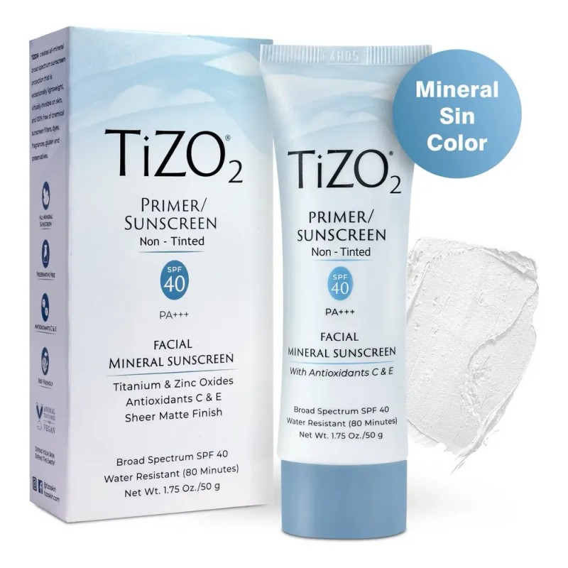 Tizo 2 Protector Solar Facial Mineral SPF 40 Sin Color