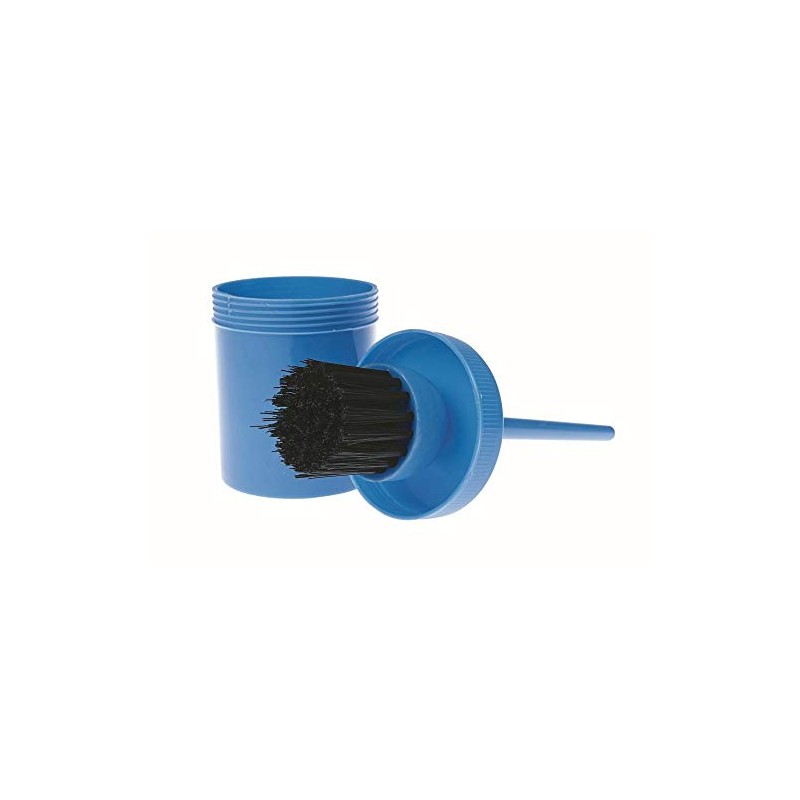 Roma Brights Hoof Oil Brush and Bucket: Lime Green