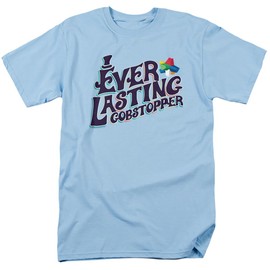 Popfunk Willy Wonka Everlasting Gobstopper Unisex Adult T Shirt (3X-Large) Light Blue