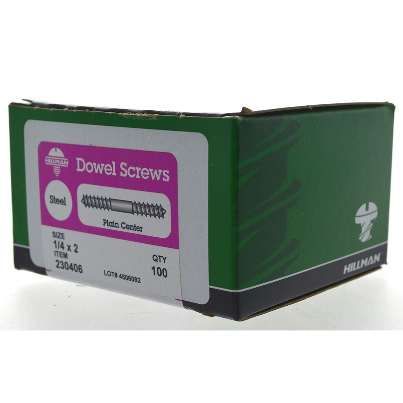 Dowel Screws 1/4" x 2"