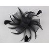 ELLYDOOR Fascinator Hair Clip Brooch Mesh Feather Floral Derby Pillbox
