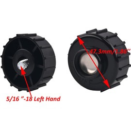 Realman Trimmer Head for Bolens BL100 BL110 Bl160 Craftsman 31679111 31679112 316711370 316711390 316711470 Homelite BC2500AZ BC2500AZ BC2500AZ F3050 HBC28 HBC28 HBC30Bi (with OBL Knobs)