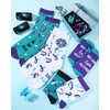 Yearntown 8 Pairs Suicide Prevention Awareness Socks for Women Novelty