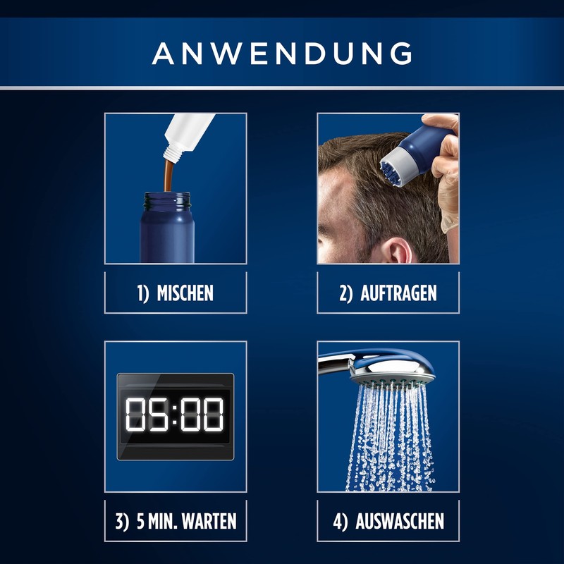 Schwarzkopf Men's Hair Dye 80ml x 3 / 슈바르츠코프 남자