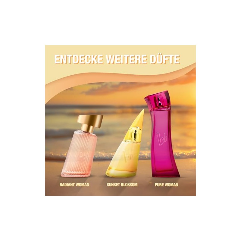 bruno banani, Sunset Blossom Eau de Toilette für Frauen, sinnlich-feminines