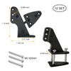 12 Sets Nylon Control Horns L20×W14×H29mm 3 Holes Positions for