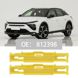 EMSea 20PCS Car Front Windscreen Moulding Side Trim Clips Compatible with C5 508 407 812398 Plastic Windshield Wiper Retainer Clips Automotive Replacement Parts