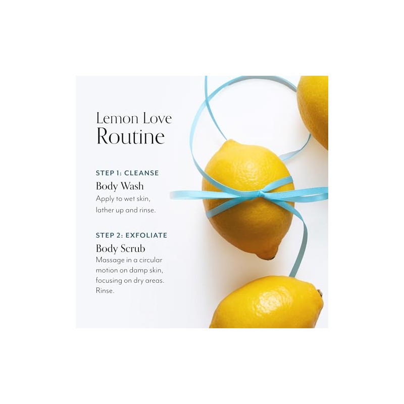Bliss Dúo Exfoliante Lemon Love: Gel De Baño Con Espuma