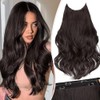 Extensiones de Cabello Natural Ondulado, Extensión de Liga