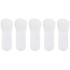 Set de 5 Mini Brochas de Maquillaje de Color Blanco