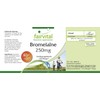 Fairvital | Bromelain Kapseln 250mg - HOCHDOSIERT - 1000mg pro