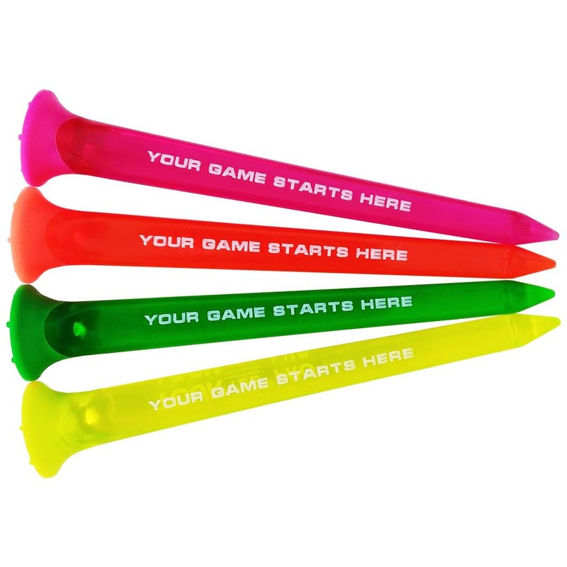 Tour Tee PRO NEONS Golf Tees (4 Pack) T-489 (590)