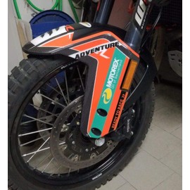 labelbike - 3D Sticker for motorcycle Side Protection Fender compatible with KTM 1190-1290 ADVENTURE R (Model R)