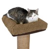 Kitty City Sisal Post Scratcher Perch Platform Attachment Accessory (Perch