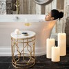 TECHLONG Flickering Flameless Candles with 3D Moving Flame, Last 1000+