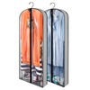 4 Pack Clothes Covers with Zip, 40" (102cm) Garment Bags