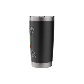 Funny I Spend Free Time with Hoes & Dirt Bags Gardening Stainless Steel Insulated Tumbler
