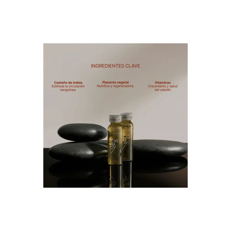 Tratamiento Capilar Anticaída: Ampolletas Multivitamínicas 12 x 9 ml PostQuam