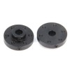 Befenybay 2PCS Black Rigid Flange Shaft Coupling,Universal Aluminum MOUNTING HUB