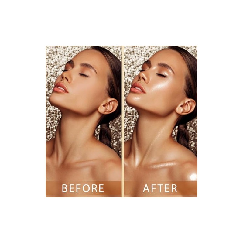 Aceite Corporal Brillante | Iluminador E Hidratante Para Rostro, Cuerpo