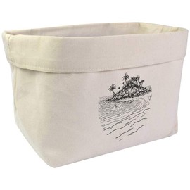 Large 'Marooned Island' Canvas Organiser/Storage Bag (OR00033295)