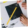 Gatuida 5Pcs Magnetic Plastic Ruler for Students Multi Function Measuring