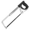 GreatNeck 125 12 Inch Solid Steel Adjustable Frame Hacksaw, 10