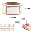 2 Rolls 1000 Pieces Freezer Labels,Removable Food Labels Stickers Easy