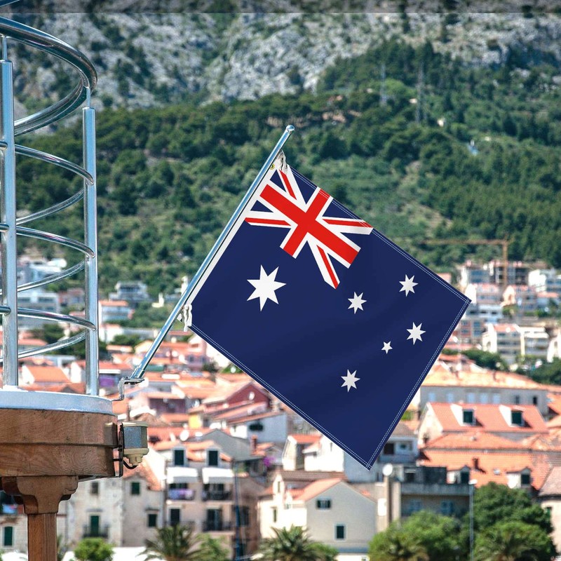 2×3 FT Australia Flag,Medium 60×90 CM Australian Outdoor Banner,100D Decor,Doube