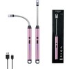 2 PCS Candle Lighter, Electric Lighter Arc Windproof Flameless with